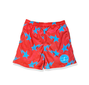 SS Mesh Shorts -Red